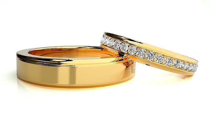 Wedding Band - 801 | 3D