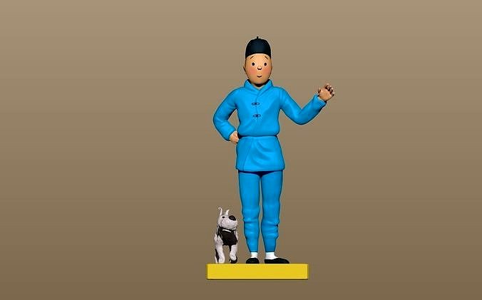 The Blue Lotus - TinTin | 3D