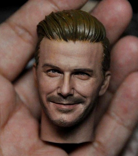 David Beckham fine head sculpture  3D model for printing | 3D