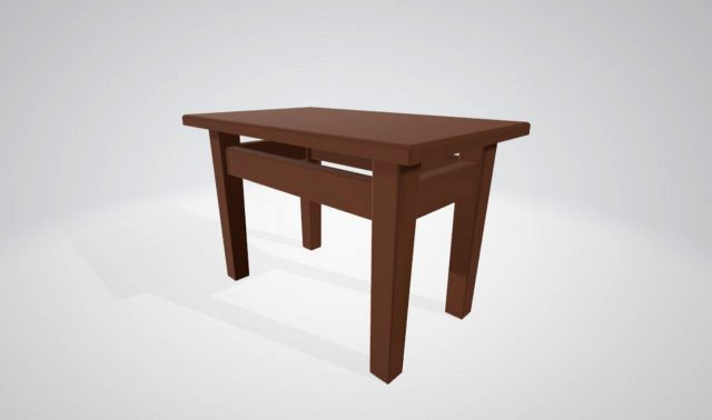 wooden table