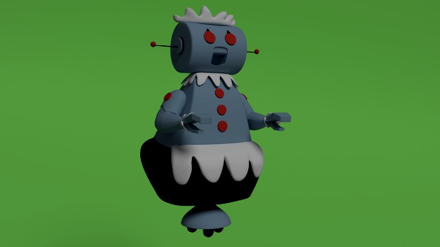 rosie jetsons 3d model