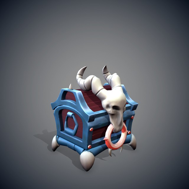 stylized chest