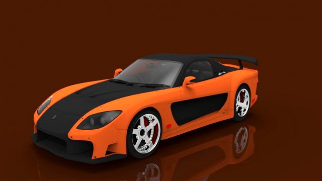 mazda rx-7 fd3s with bodykit veilside fortune