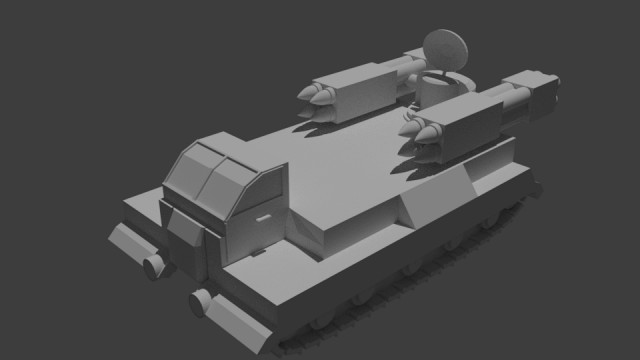 anti air rocket tank