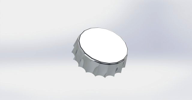 glass bottle cap