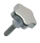 star threaded needle knob