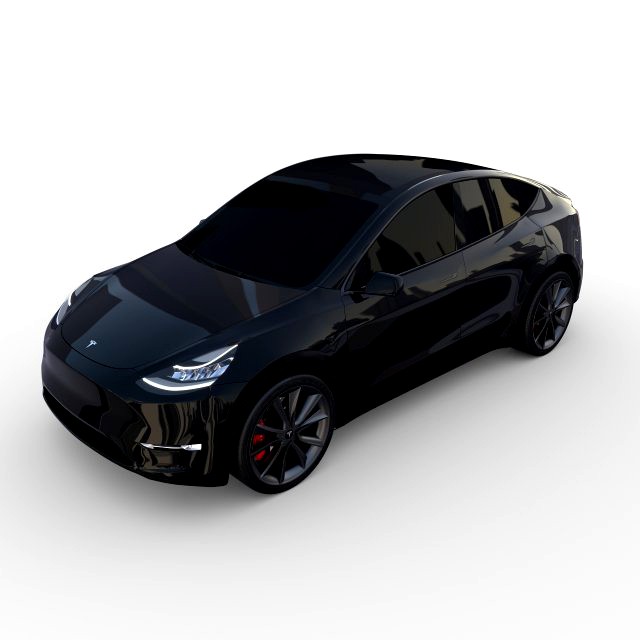 tesla model y black