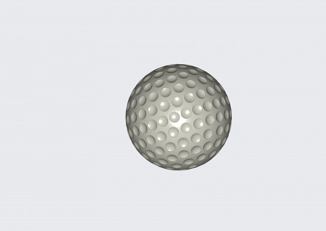 golf ball with std diameter