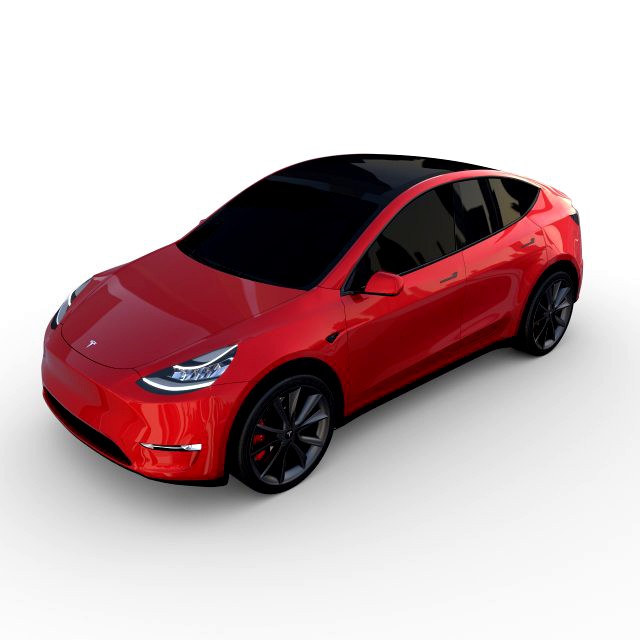 tesla model y red
