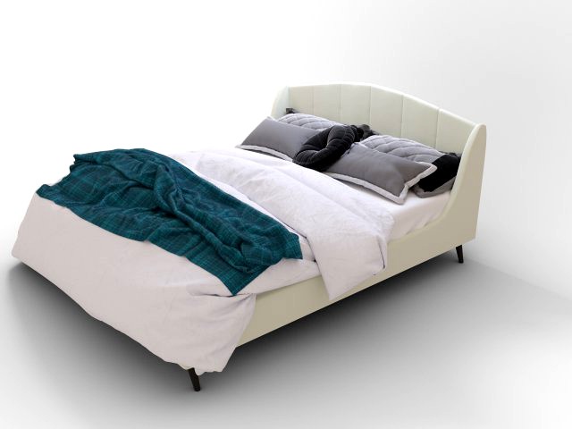 avery upholstered bed