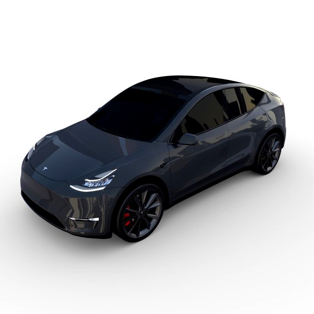 tesla model y midnight silver
