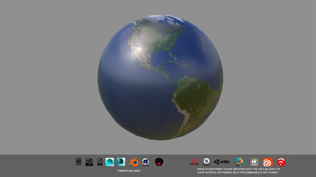 free earth planet all format