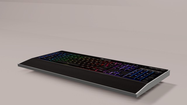 keyboard gaming low-poly low-poly low-poly