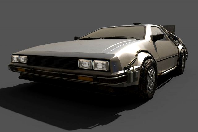 delorean back to the future