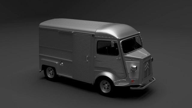 citroen h high-poly