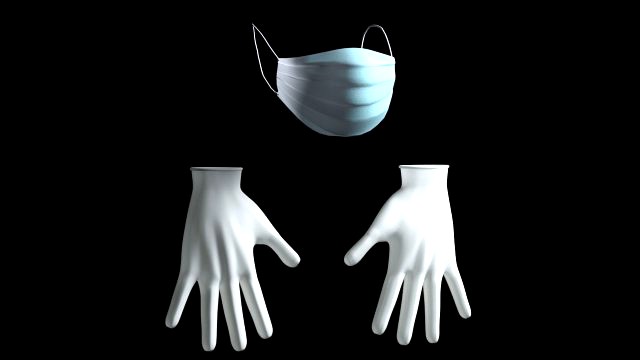mask and gloves