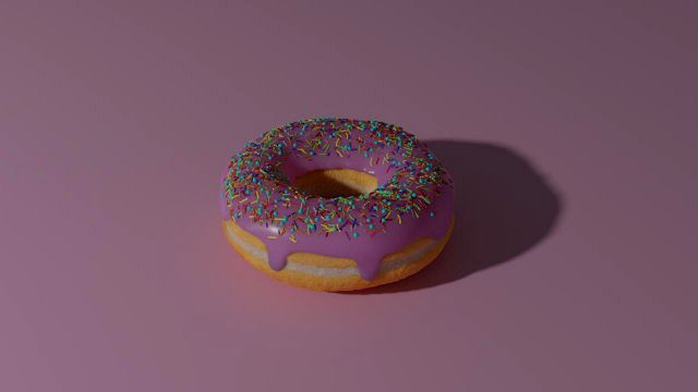 donut with icing