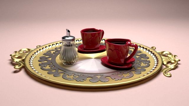 Coffee Service Tray