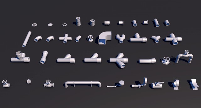 pipes 40 pieces