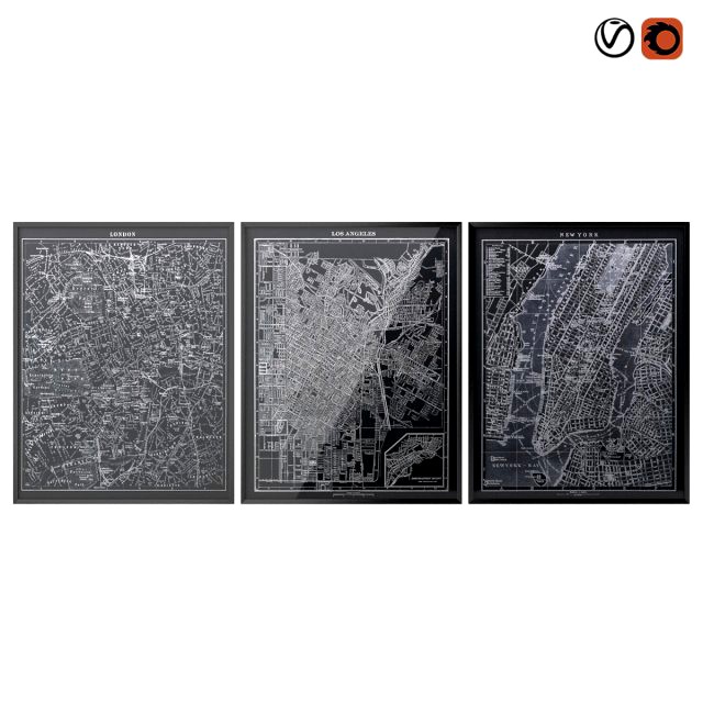 restoration hardware 1900s lithograph maps