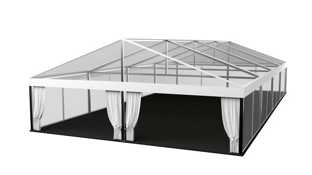 transparent marquee wedding tent