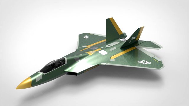 f-22 green army