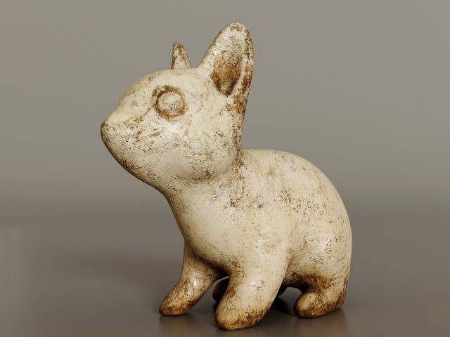 bunny sculpture