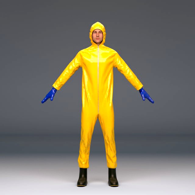 biohazard protective hazmat suit