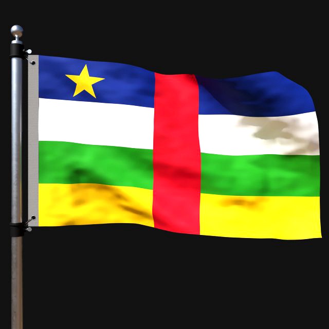 Flag of central african republic
