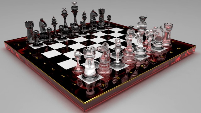 glass chess