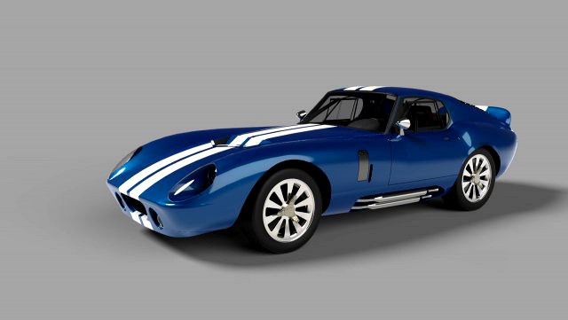 cobra daytona coupe with enterior