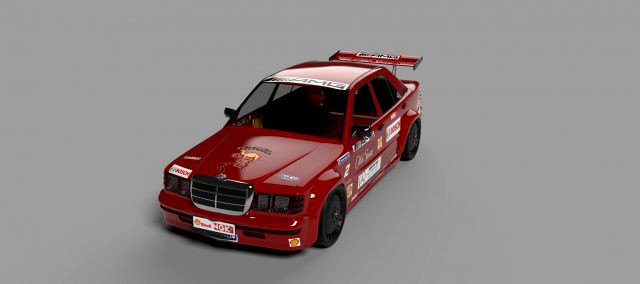 mercedes benz 190e 1990 racing