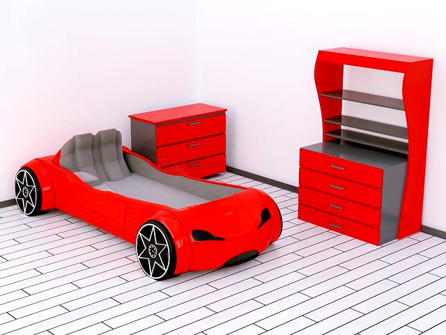 car bed model-kids bed