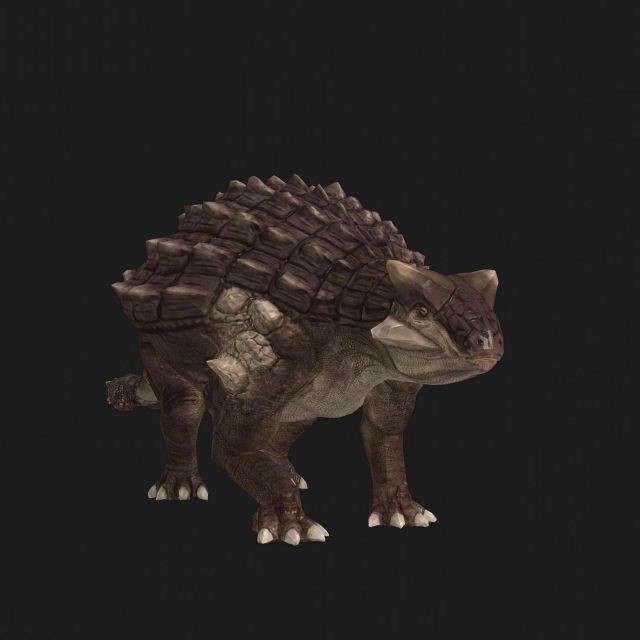animated ankylosaurus dinosaur