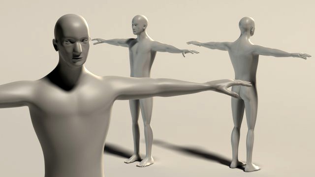 base mesh---man simple