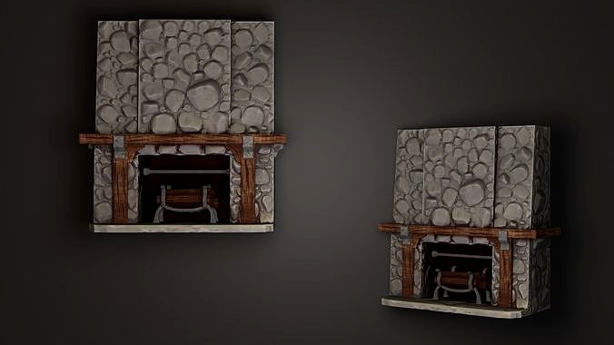 Stylized Fireplace