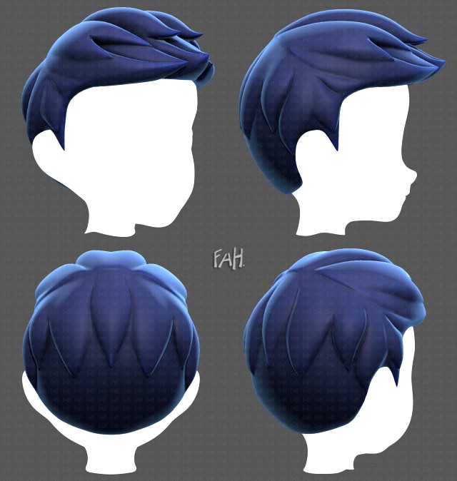 Base Hair for Boy V02