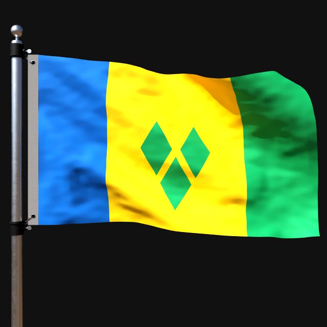 Flag of saint vincent and the grenadines