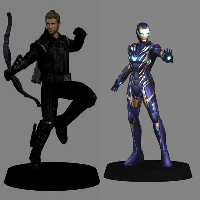 Rescue and hawkeye - avengers endgame
