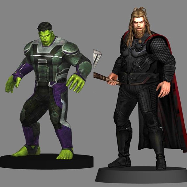 Hulk and thor - avengers endgame