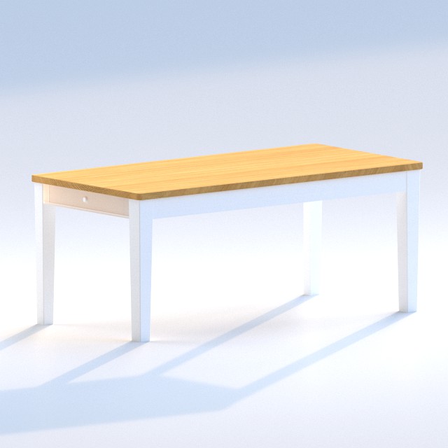loft table on alvina white laredoute interieurs art 2080702 - gdj543