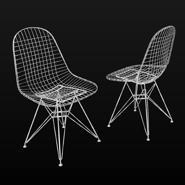 metal cable chair