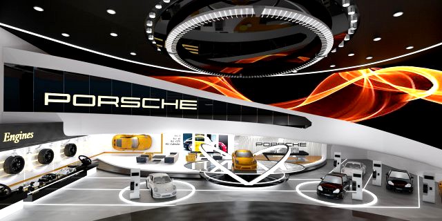 car showroom