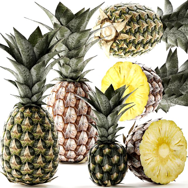 pineapple fruit set