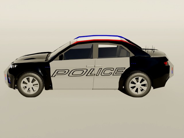 police car