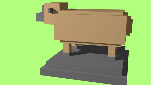 voxel sheep - model 2