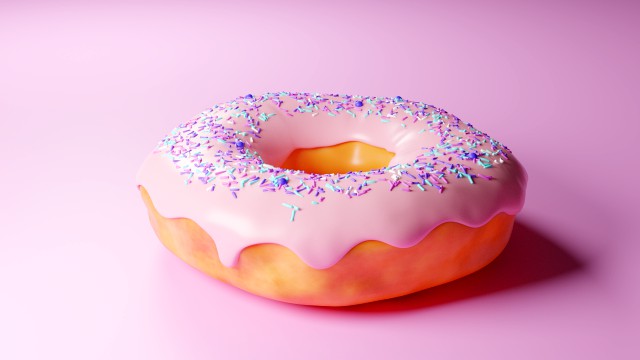 donut with sprinkles
