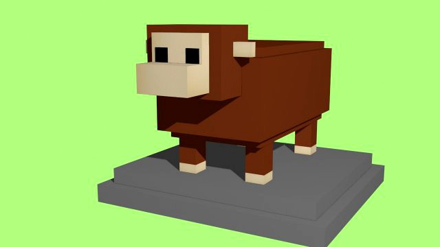 voxel sheep - model 14