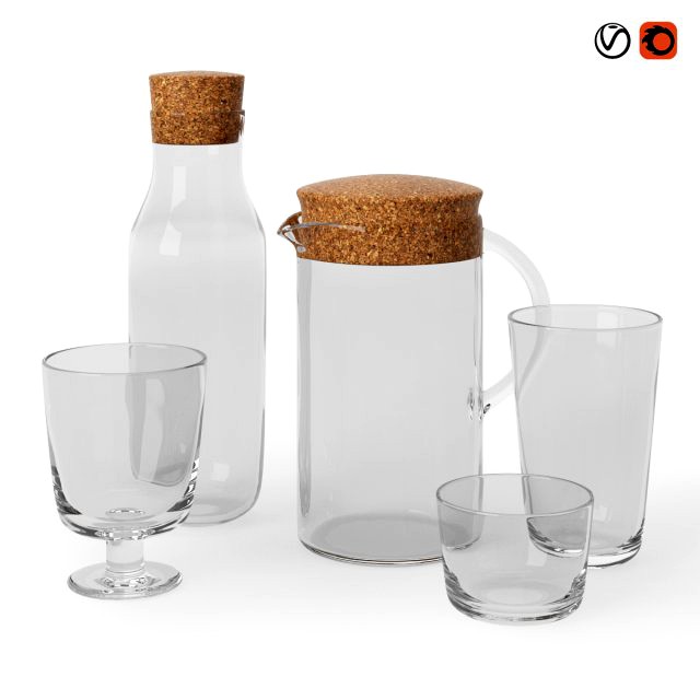 ikea 365 glassware set