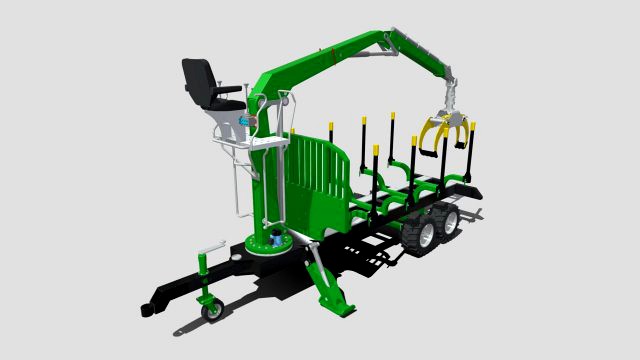 tree logs trailer r200